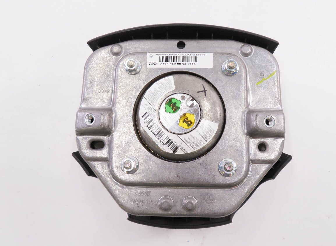 Thumbnail 6: 06-09 MERCEDES GL320 GL450 ML350 R350 (W164 X164) STEERING WHEEL AIRBAG (BLACK)