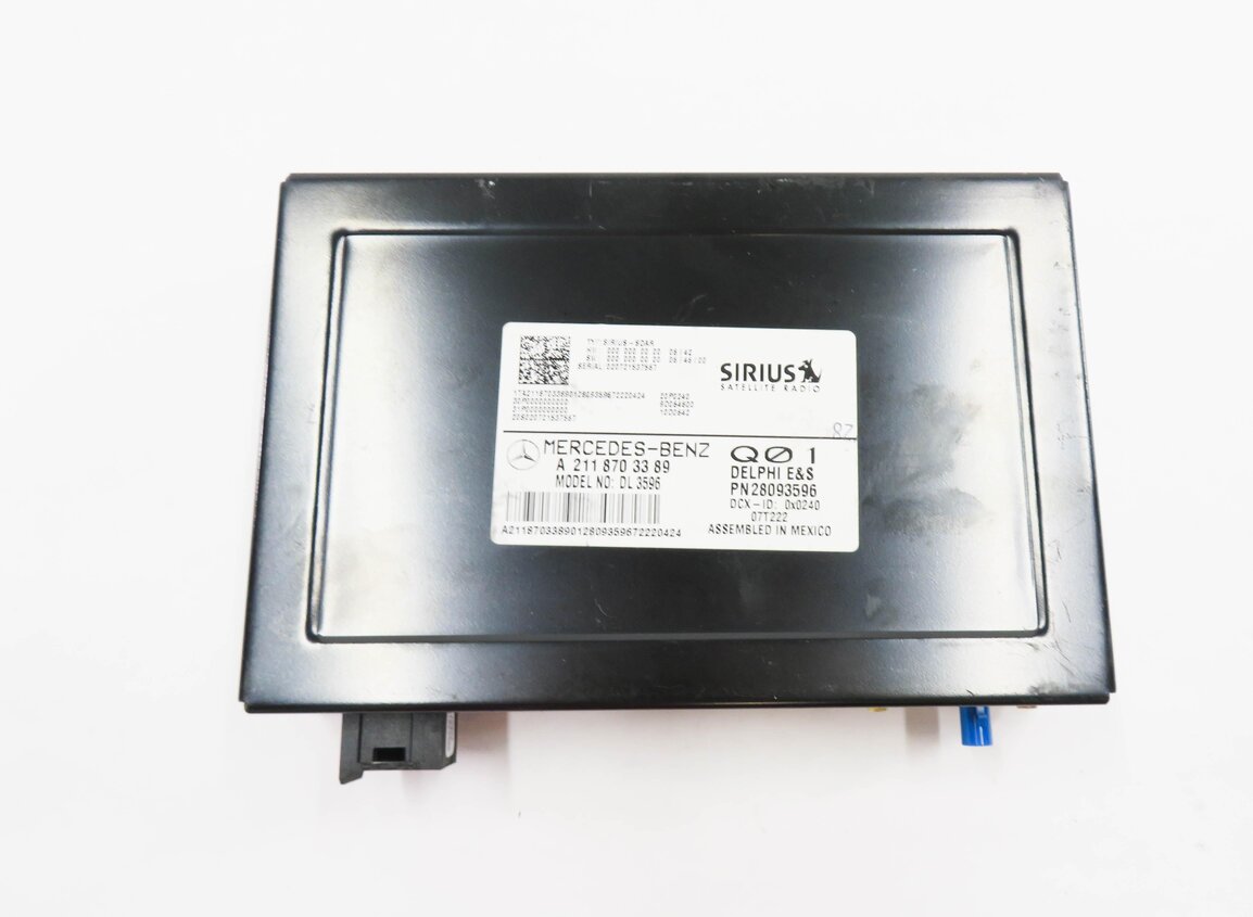 Thumbnail 2: 07-12 MERCEDES E320 E550 GL320 GL350 ML320 ML350 SIRIUS SATELLITE RADIO RECEIVER