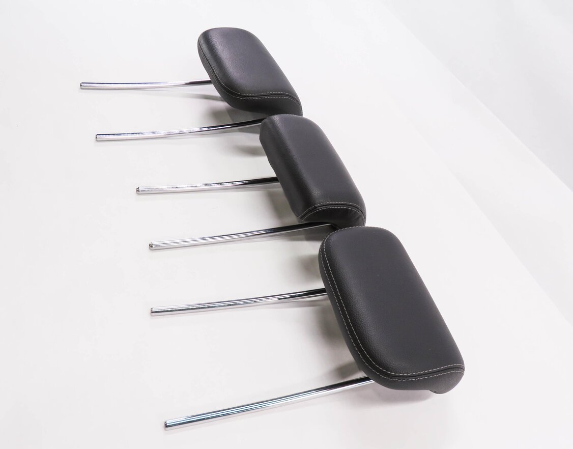Thumbnail 4: 2008 MERCEDES BENZ GL450 (X164) REAR 2nd SECOND ROW SEAT HEADREST SET-3 (BLACK)