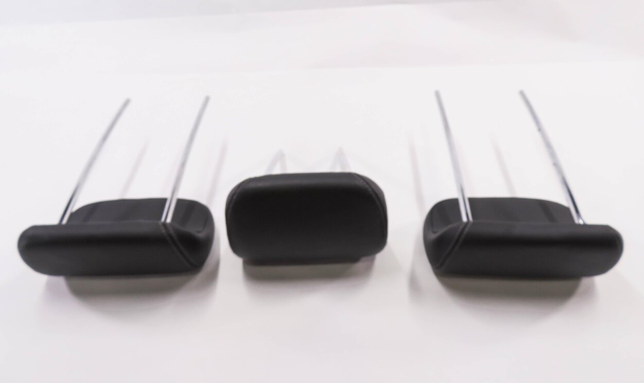 Thumbnail 6: 2008 MERCEDES BENZ GL450 (X164) REAR 2nd SECOND ROW SEAT HEADREST SET-3 (BLACK)