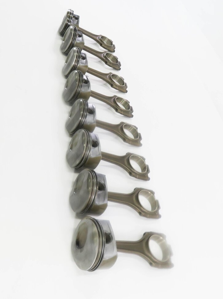 Thumbnail 4: 2008-2012 PORSCHE CAYENNE PANAMERA (958 970 G1) 4.8L M48 V8 ENGINE PISTON SET