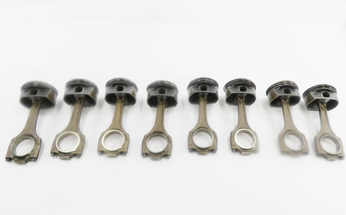 Thumbnail 6: 2008-2012 PORSCHE CAYENNE PANAMERA (958 970 G1) 4.8L M48 V8 ENGINE PISTON SET