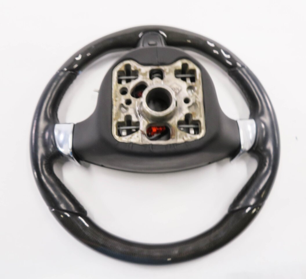 Thumbnail 7: 10-16 PORSCHE CAYENNE PANAMERA (958 970 G1) HEATED CARBON FIBER STEERING WHEEL