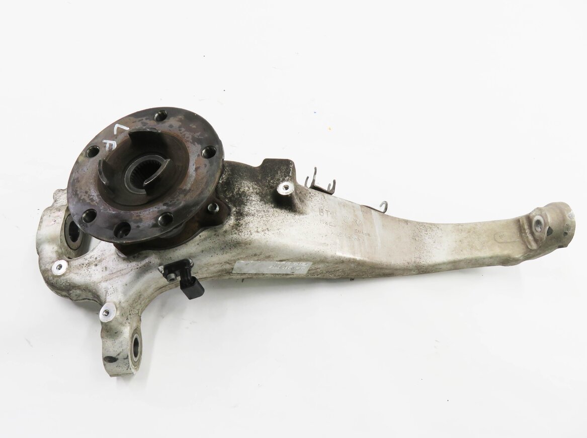 Thumbnail 6: 2011-2018 PORSCHE CAYENNE (958) LEFT FRONT DRIVER SPINDLE KNUCKLE WHEEL HUB