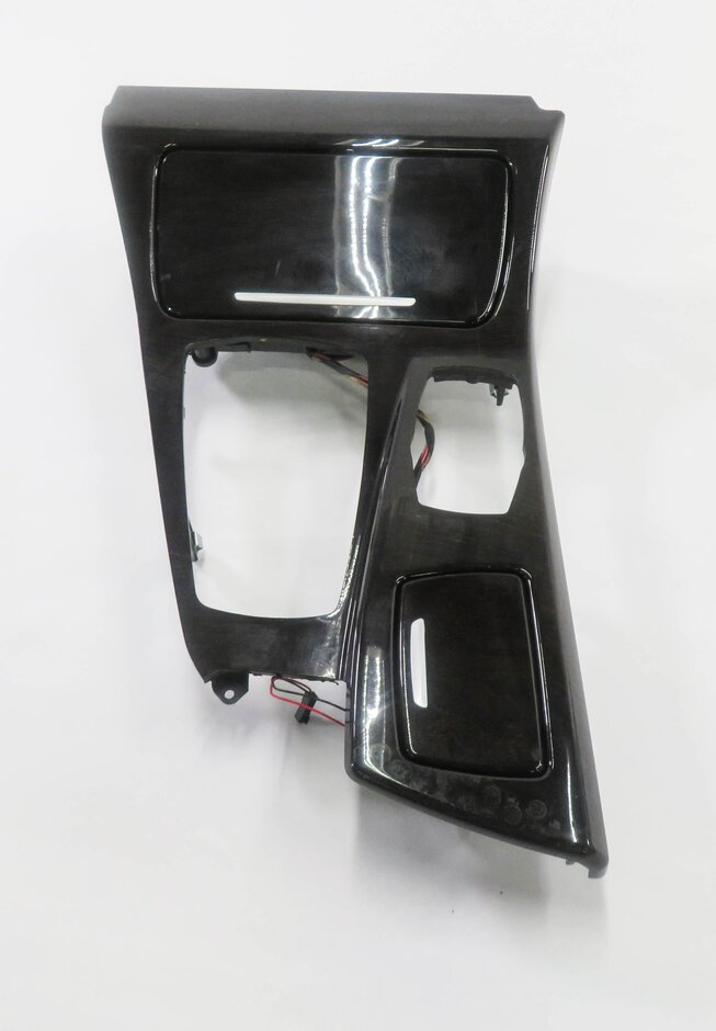 Thumbnail 19: 2012 BMW 528i (F10) DASH DOOR CONSOLE (BLACK ASH WOOD) TRIM PANEL SET-7