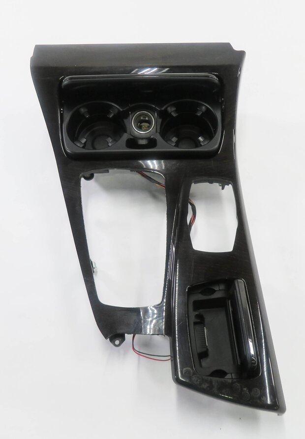 Thumbnail 20: 2012 BMW 528i (F10) DASH DOOR CONSOLE (BLACK ASH WOOD) TRIM PANEL SET-7