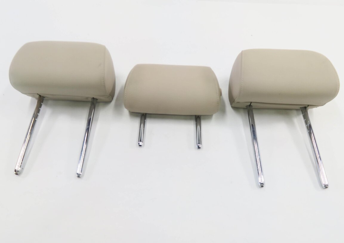 Thumbnail 2: 2012 BMW 528i (F10) REAR SEAT HEADREST SET-3 (OYSTER DAKOTA LEATHER LCCX)