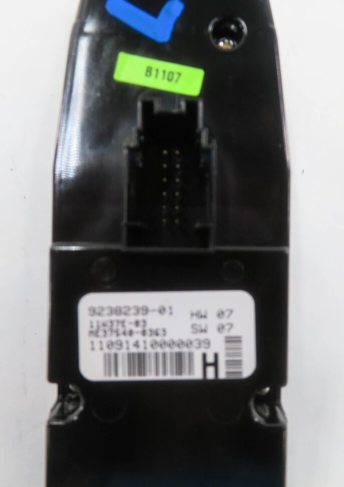 Thumbnail 7: 10-19 BMW 528i 535i 550i 650i M5 M6 X3 (F10 F12 F25) DRIVER P-FOLD WINDOW SWITCH