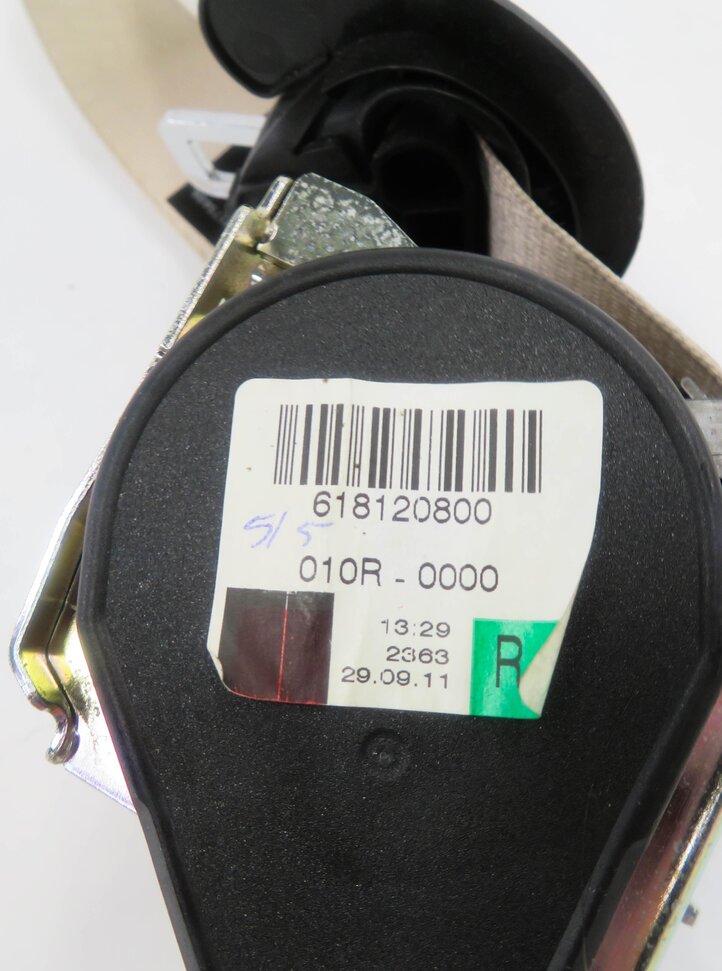 Thumbnail 6: 2012 BMW 528i 535i 550i M5 (F10) RIGHT FRONT PASSENGER SEATBELT RETRACTOR OYSTER