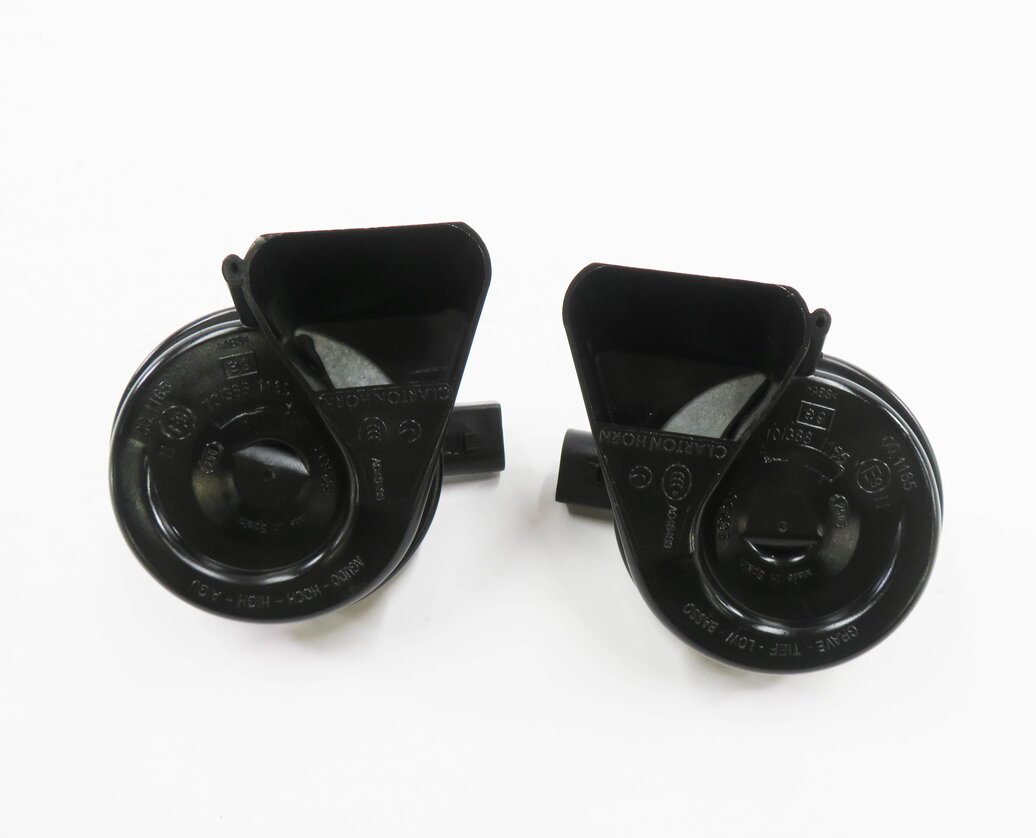 Thumbnail 2: 2007-2015 AUDI Q7 R8 (4L 4S) HIGH & LOW TONE HORN SET-2