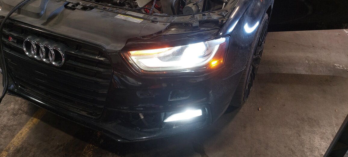 Thumbnail 6: 13-16 AUDI A4 S4 (B8 8K) LEFT DRIVER XENON HID HEADLIGHT LIGHT LAMP (NON AFS)