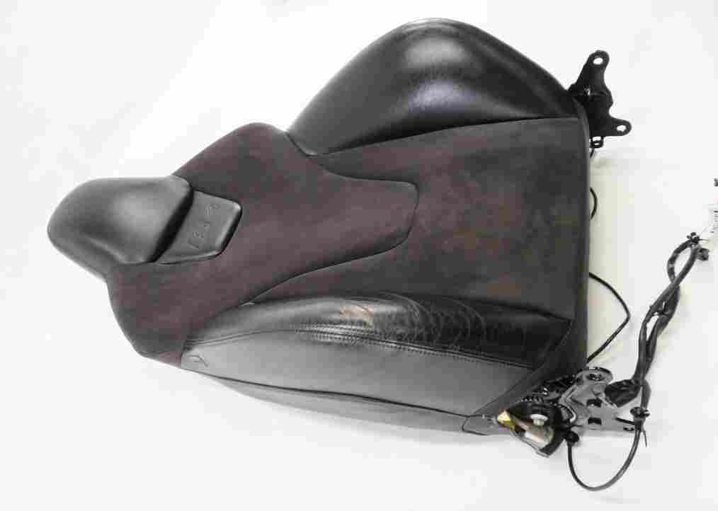 Thumbnail 4: 13-16 AUDI S4 (B8 8K) PASSENGER UPPER TOP HEATED SEAT CUSHION (BLACK ALCANTARA)
