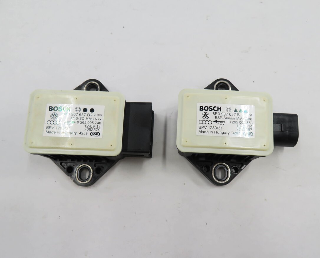 Thumbnail 2: 2015 AUDI S4 (B8 8K) ESP YAW SPEED ACCELERATION ROTATION STABILITY SENSOR SET-2