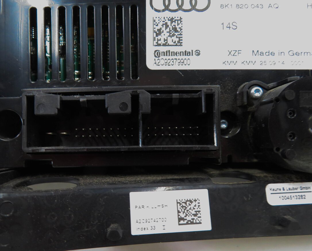 Thumbnail 8: 13-17 AUDI A4 S4 A5 S5 RS5 Q5 SQ5 (B8 8K 8T 8R) HEATER A/C TEMPERATURE CONTROL