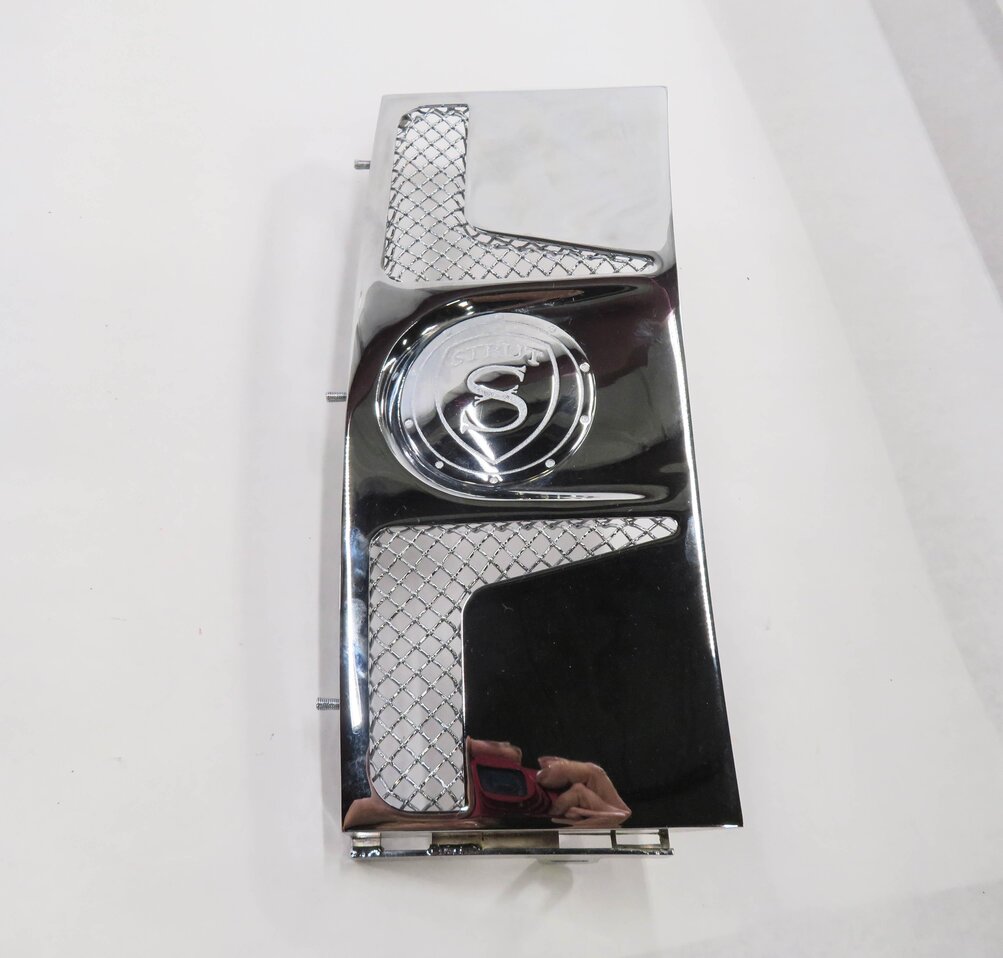 Thumbnail 6: 2007 RANGE ROVER (L322) STRUT HOOD FENDER STAINLESS STEEL GRILLE TRIM SET-5