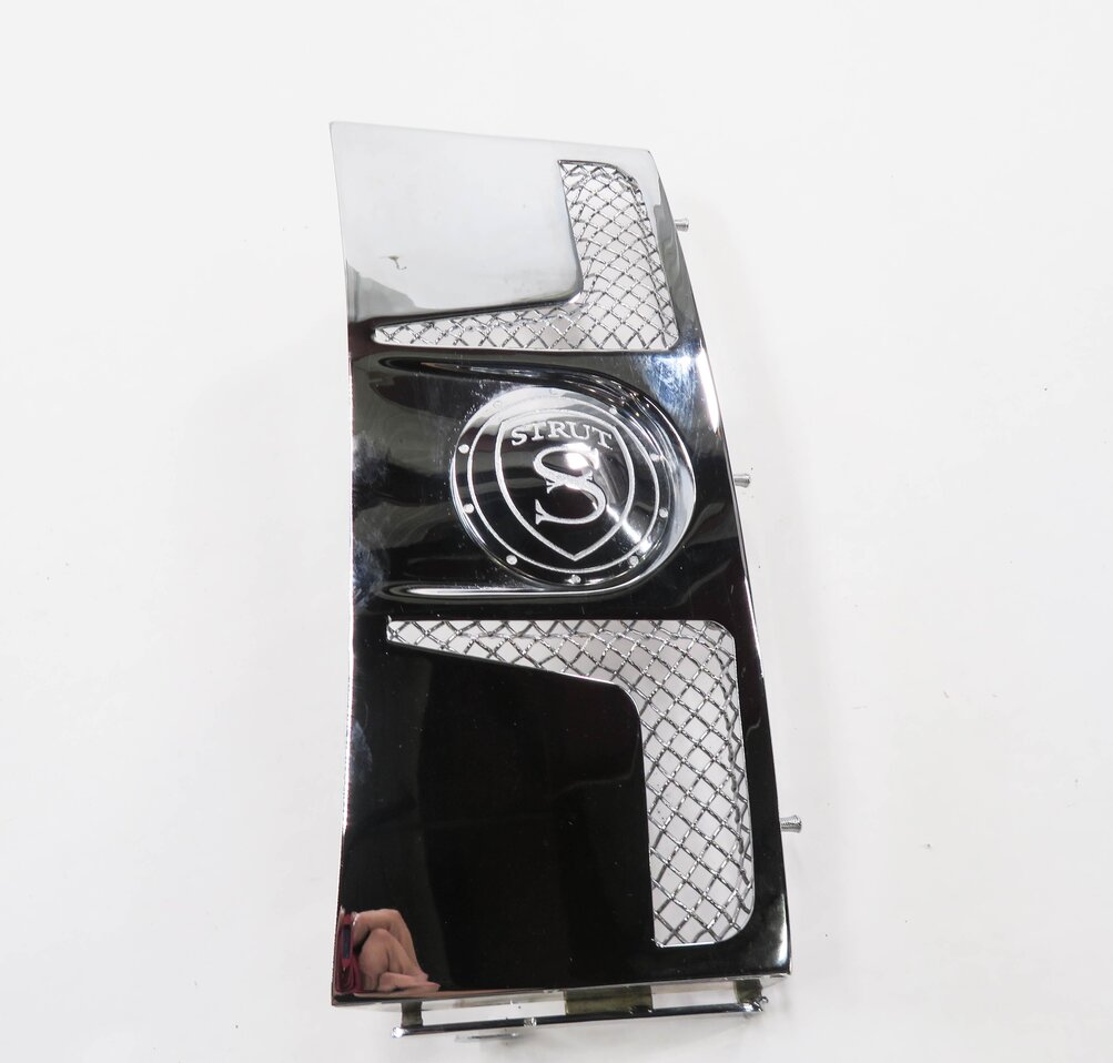 Thumbnail 8: 2007 RANGE ROVER (L322) STRUT HOOD FENDER STAINLESS STEEL GRILLE TRIM SET-5