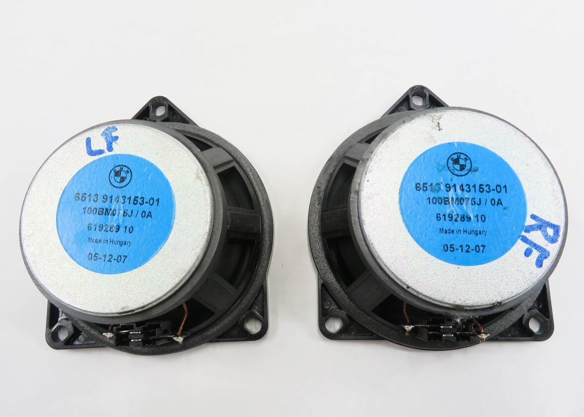 Thumbnail 12: 2008 BMW 535i (E60) RADIO STEREO SUB SUBWOOFER TWEETER SPEAKER SET-10