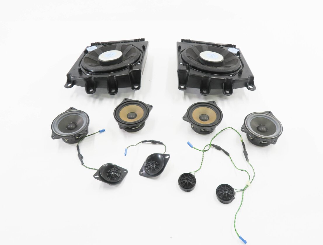 Thumbnail 2: 2008 BMW 535i (E60) RADIO STEREO SUB SUBWOOFER TWEETER SPEAKER SET-10