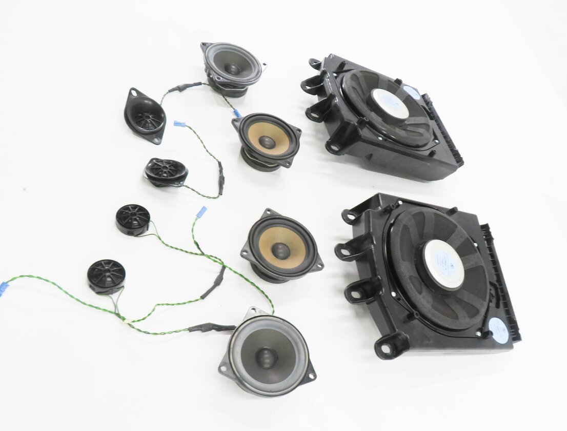 Thumbnail 4: 2008 BMW 535i (E60) RADIO STEREO SUB SUBWOOFER TWEETER SPEAKER SET-10