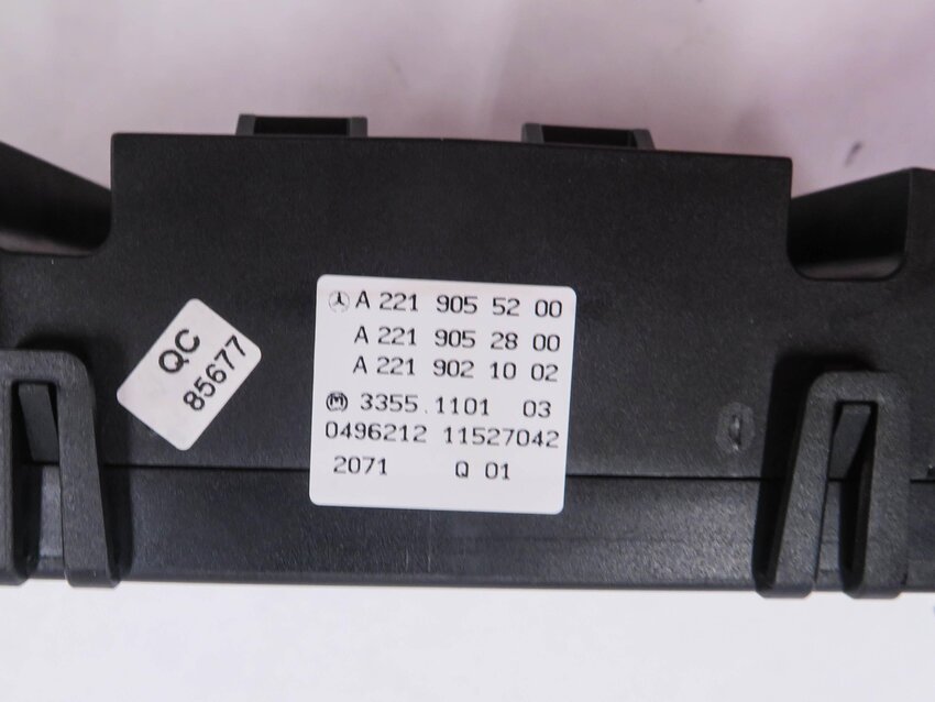 Thumbnail 8: 10-13 MERCEDES S350 S400 S450 S550 S600 S63 S65 (W221) TEMPERATURE CONTROL PANEL