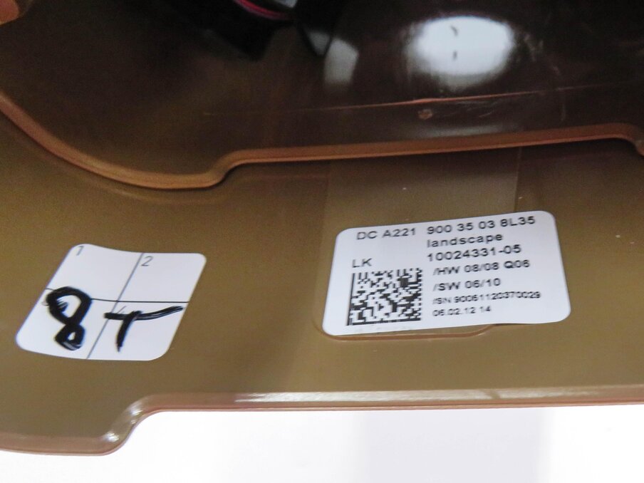 Thumbnail 7: 09-14 MERCEDES BENZ CL550 CL600 S350 S400 S550 (W216 W221) COMBINATION SWITCH