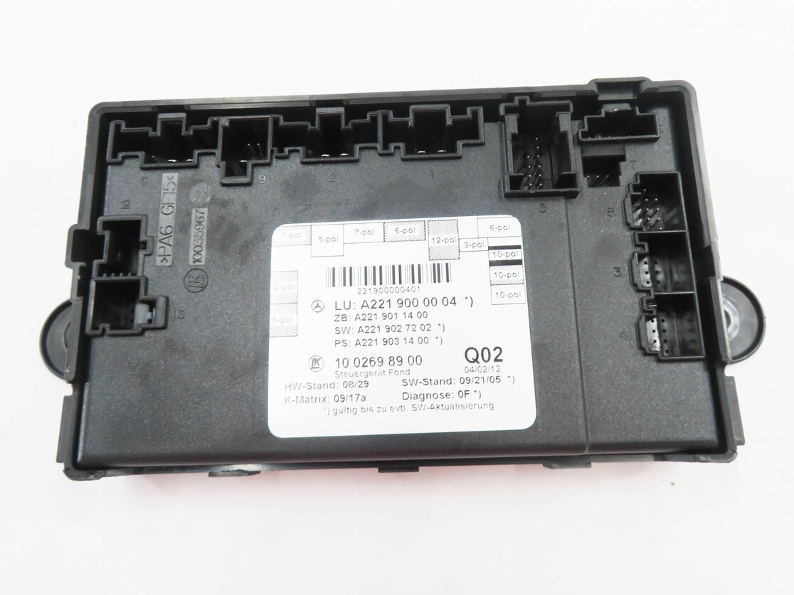 Thumbnail 2: 2012-2013 MERCEDES S350 S400 S550 S600 S63 S65 (W221) RIGHT REAR DOOR MODULE