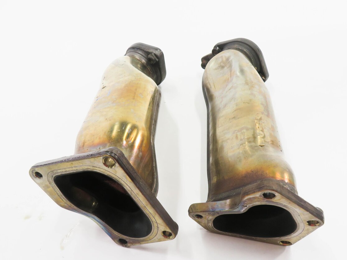 Thumbnail 5: 2012 MERCEDES S550 (W221) 4.6L M278 TWIN TURBO ENGINE - EXHAUST MANIFOLD SET-2