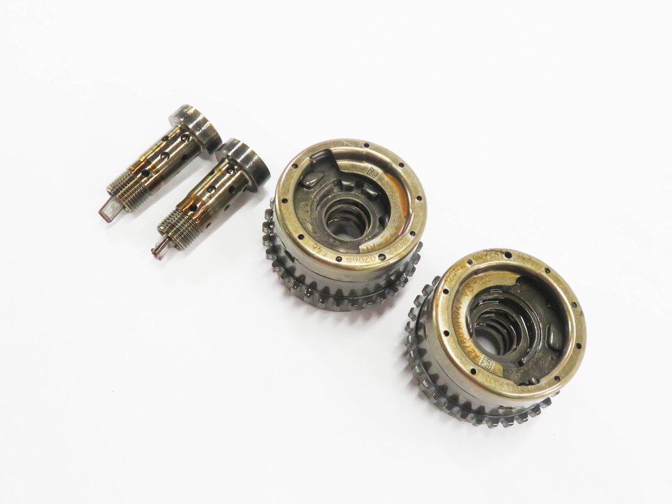 2012 MERCEDES S550 (W221) 4.6L M278 TWIN TURBO ENGINE - TIMING GEAR SET-2