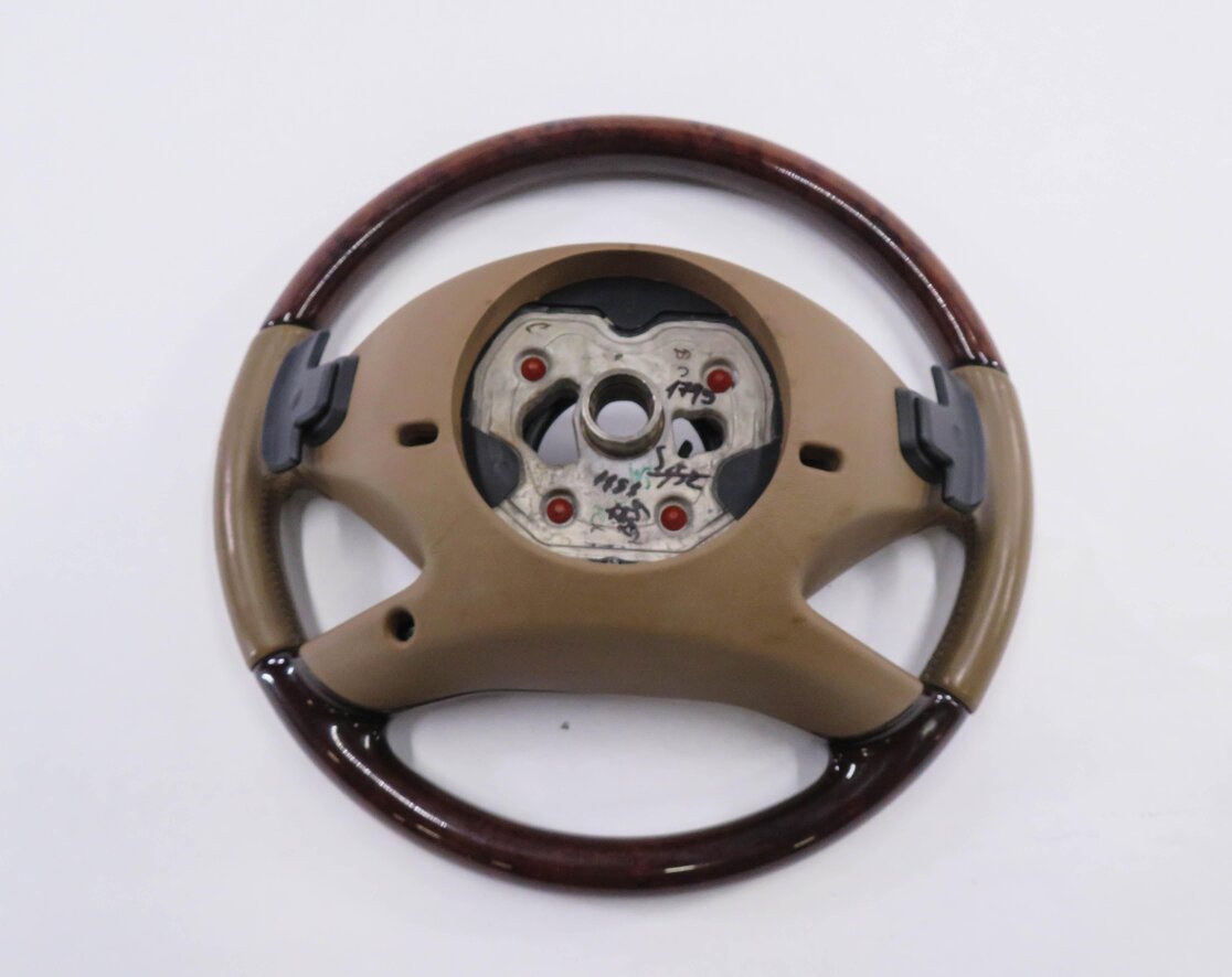Thumbnail 6: 12-13 MERCEDES S350 S550 S600 (W221) LANE ASSIST STEER WHEEL (BROWN / WOOD)