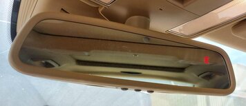 Thumbnail 2: 12-14 MERCEDES CL550 CL600 S350 S400 - HOMELINK AUTODIM REARVIEW MIRROR (BEIGE)