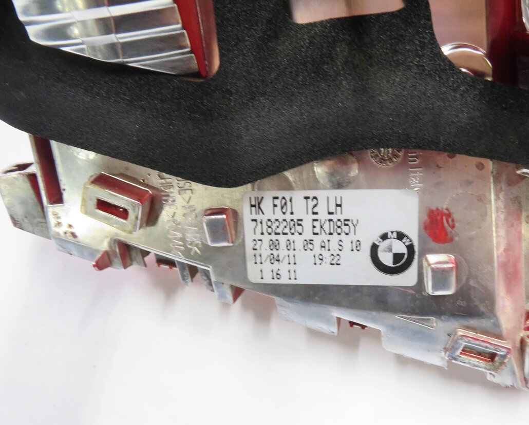 Thumbnail 6: 2009-2012 BMW 740i 750i 760i B7 (F01) LEFT DRIVER TRUNK TAILLIGHT LIGHT LAMP