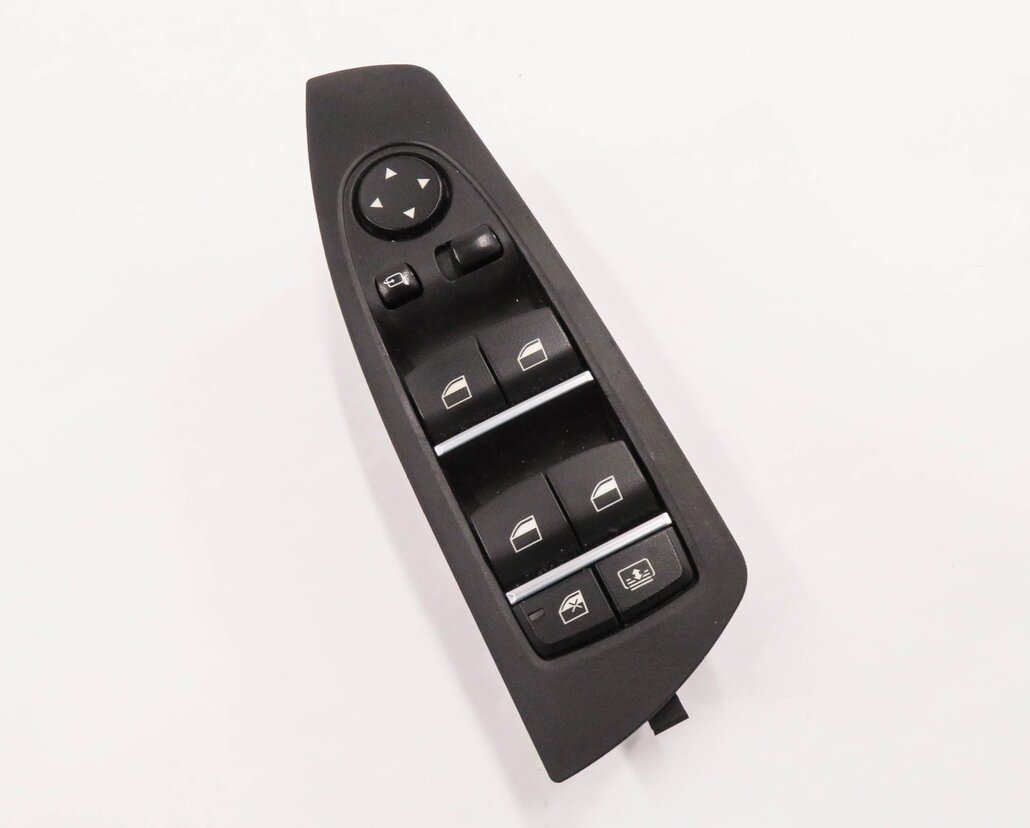 09-15 BMW 740i 750i 760i B7 (F01) DRIVER WINDOW SWITCH w/ SHADE & P-FOLD (BLACK)