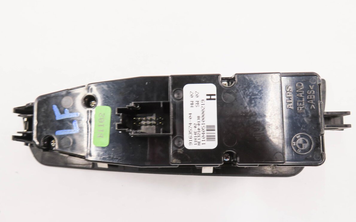 Thumbnail 5: 09-15 BMW 740i 750i 760i B7 (F01) DRIVER WINDOW SWITCH w/ SHADE & P-FOLD (BLACK)