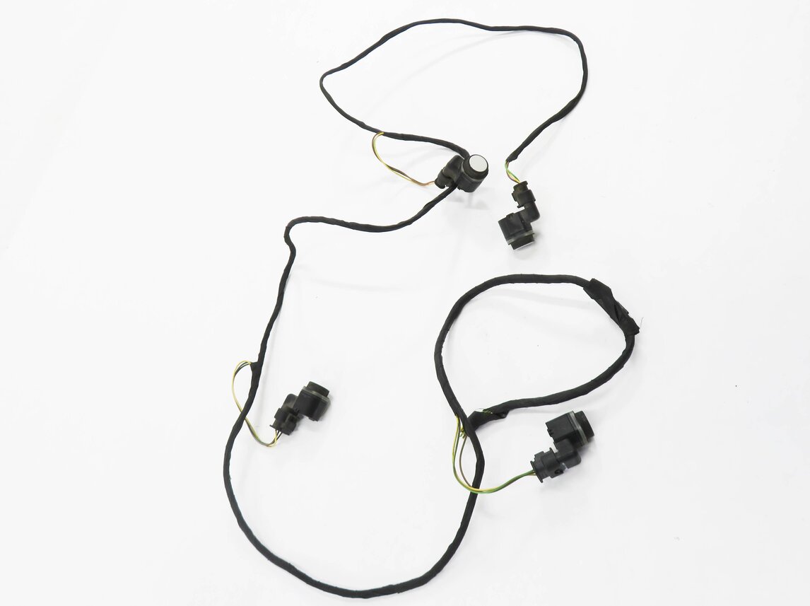 Thumbnail 3: 2012 BMW 750i (F01) REAR PDC PARK DISTANCE SENSOR SET w/ HARNESS (ALPINE WHITE)