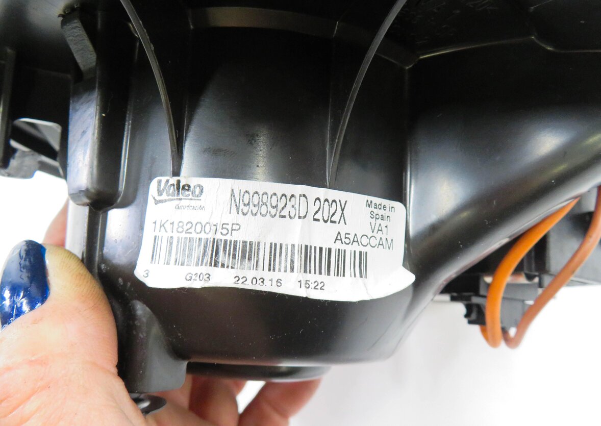 Thumbnail 7: 2015-2018 VW CC EOS TIGUAN / AUDI Q3 (8U) FRONT HEATER A/C BLOWER FAN MOTOR