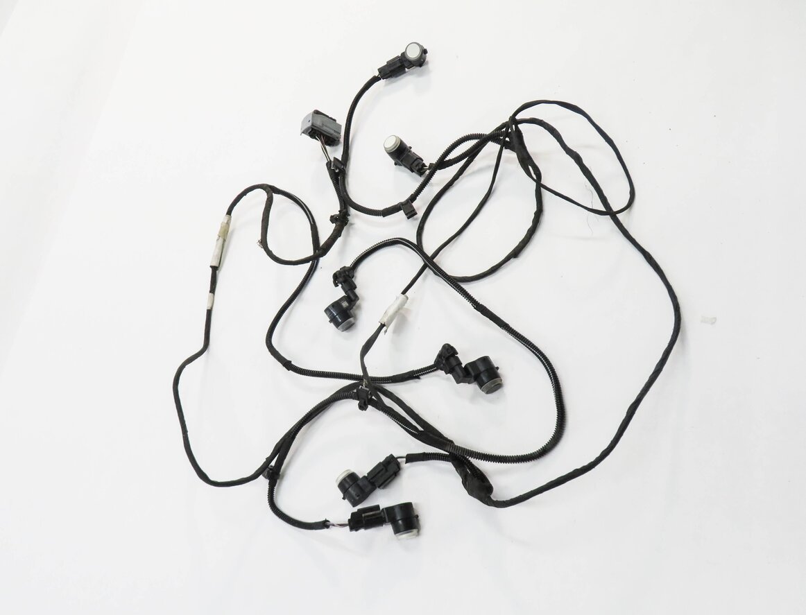 Thumbnail 3: 2018 MASERATI QUATTROPORTE S (M156) FRONT PDC PARK SENSOR SET w/ HARNESS (WHITE)