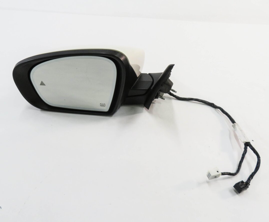 Thumbnail 4: 2018 MASERATI QUATTROPORTE S (M156) LEFT P-FOLD BLIND SPOT DOOR MIRROR (WHITE)