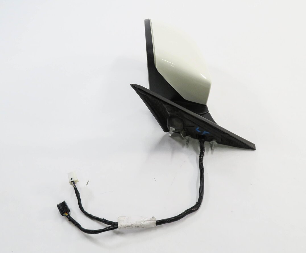Thumbnail 5: 2018 MASERATI QUATTROPORTE S (M156) LEFT P-FOLD BLIND SPOT DOOR MIRROR (WHITE)