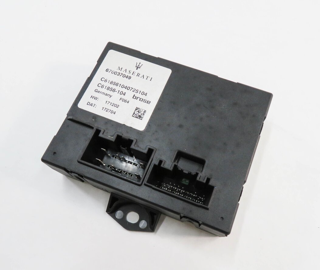 2018 MASERATI QUATTROPORTE S (M156) REAR TRUNK CONTROL MODULE