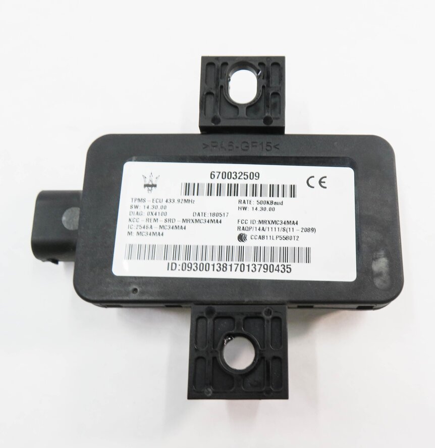 Thumbnail 2: 2018 MASERATI QUATTROPORTE S (M156) TPMS TIRE AIR PRESSURE SENSOR CONTROL MODULE
