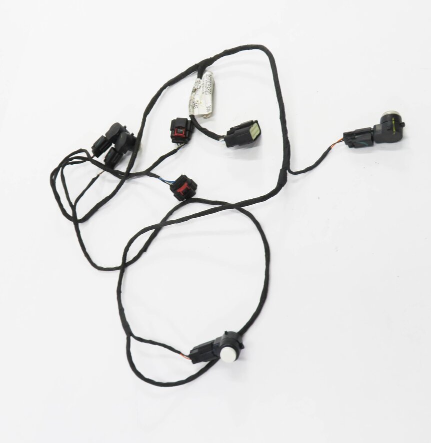 Thumbnail 3: 2018 MASERATI QUATTROPORTE S (M156) REAR PDC PARK SENSOR SET w/ HARNESS (WHITE)