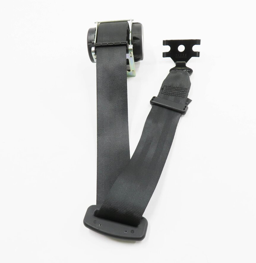 Thumbnail 2: 2018 MASERATI QUATTROPORTE (M156) REAR SEAT CENTER SEATBELT RETRACTOR (BLACK)