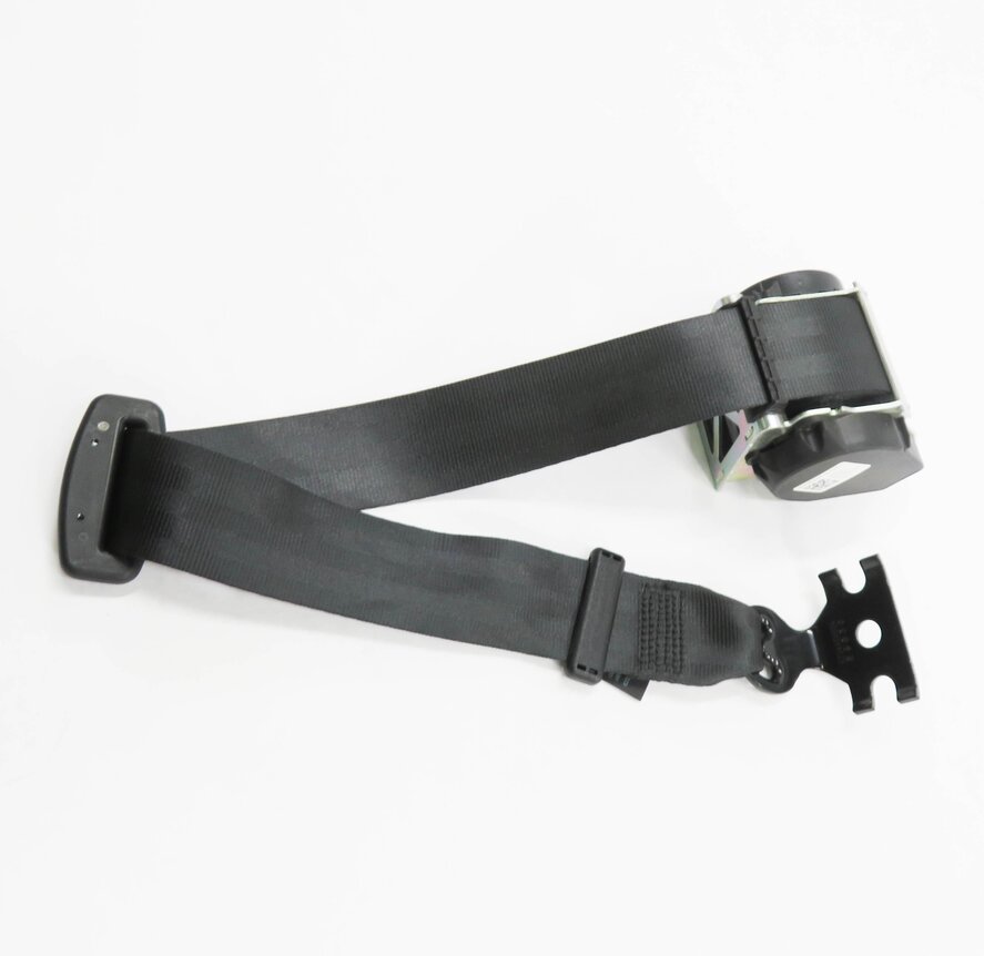 Thumbnail 4: 2018 MASERATI QUATTROPORTE (M156) REAR SEAT CENTER SEATBELT RETRACTOR (BLACK)