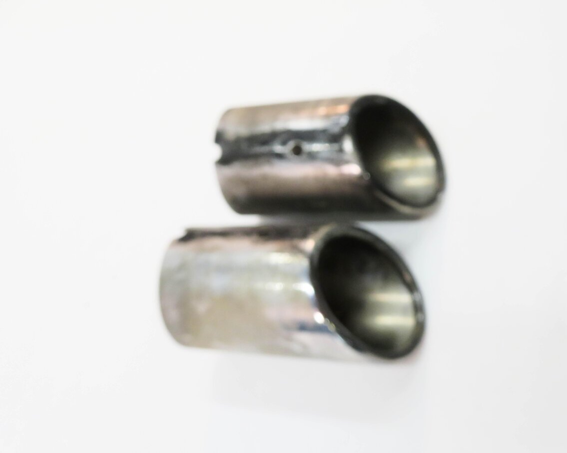 Thumbnail 3: 2011 AUDI A8 (D4 4H) LEFT & RIGHT MUFFLER PIPE EXHAUST TIP SET-2