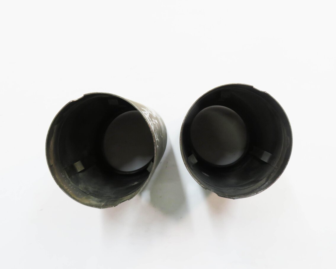Thumbnail 6: 2011 AUDI A8 (D4 4H) LEFT & RIGHT MUFFLER PIPE EXHAUST TIP SET-2