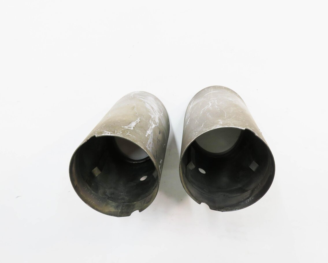 Thumbnail 7: 2011 AUDI A8 (D4 4H) LEFT & RIGHT MUFFLER PIPE EXHAUST TIP SET-2