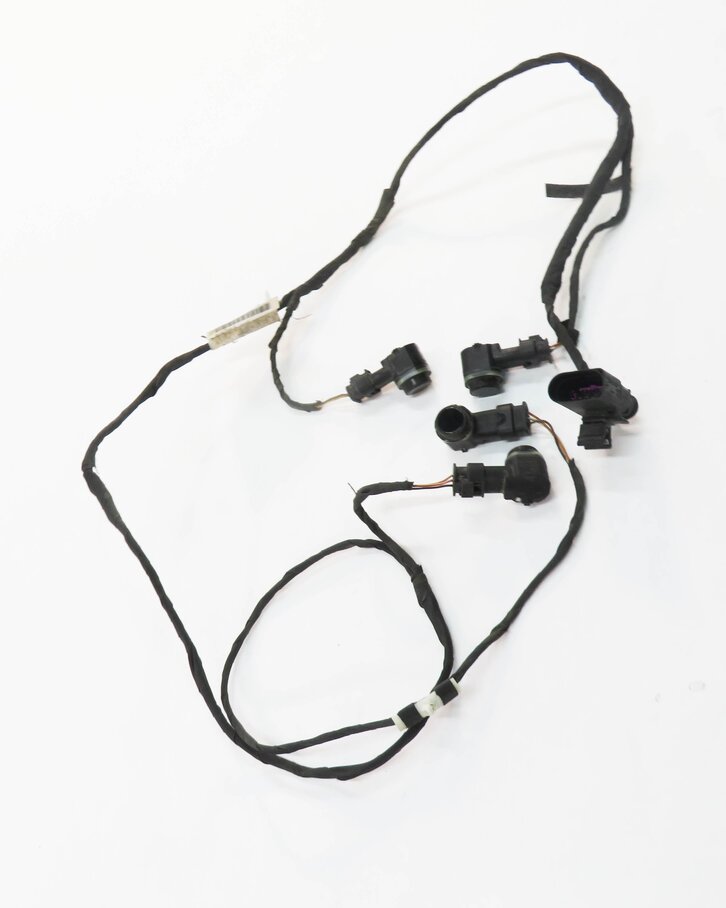 Thumbnail 3: 2011 AUDI A8 (D4 4H) REAR PDC PARK DISTANCE SENSOR SET w/ HARNESS (BLACK PEARL)