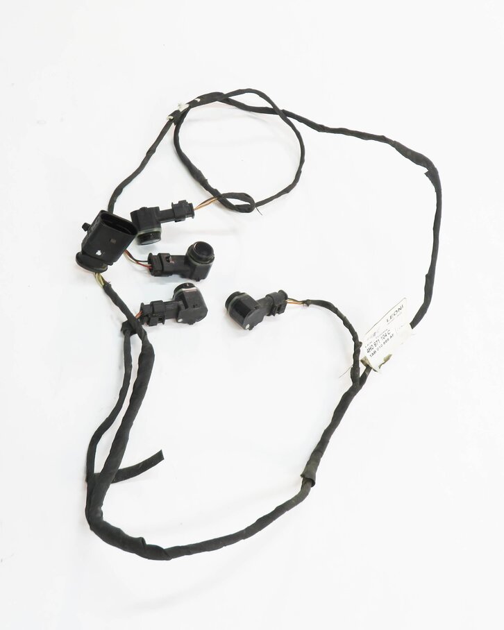 Thumbnail 4: 2011 AUDI A8 (D4 4H) REAR PDC PARK DISTANCE SENSOR SET w/ HARNESS (BLACK PEARL)