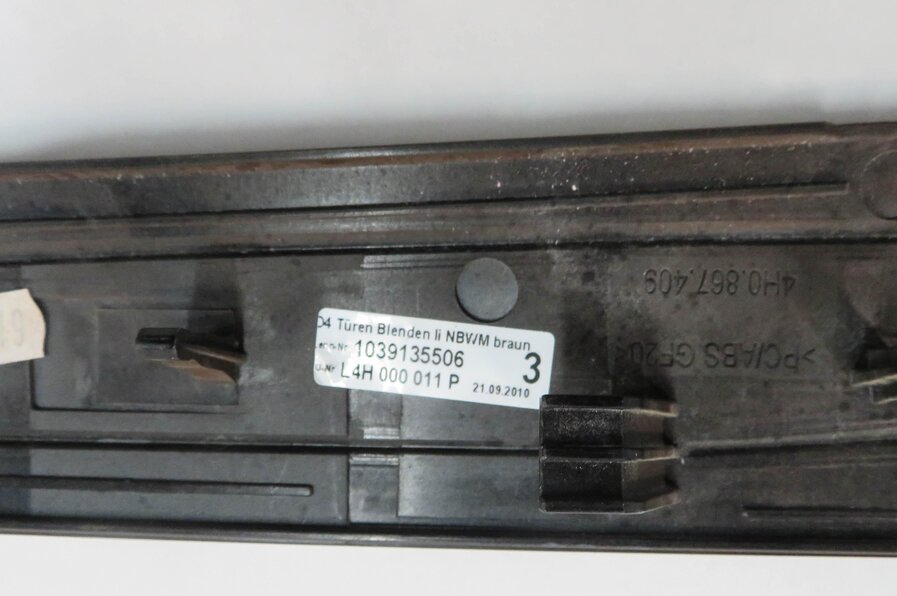 Thumbnail 15: 2011 AUDI A8 (D4 4H) DASH DOOR CONSOLE TRIM PANEL SET (WOOD GRAIN)