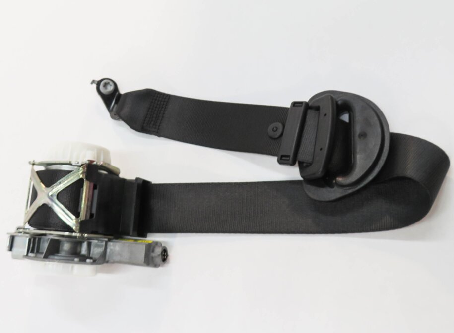 Thumbnail 4: 14-19 BMW 320i 328i 330i 335i (F30 F31) RIGHT FRONT SEATBELT RETRACTOR (BLACK)